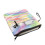 Rainbow Pattern Design Book Organizer Bag Protector Wrap Bag with Handle Polyester Fabric Book Organzoer Holder 8.66 x 11.42 3