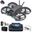 Beginner RC Quadcopter w/ 2.4" Screen, Headless Mode, Altitude Hold, Speed Control, Prop Guards – Compatible with ESC Camera Remote 1