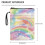 Rainbow Pattern Design Book Organizer Bag Protector Wrap Bag with Handle Polyester Fabric Book Organzoer Holder 8.66 x 11.42 8