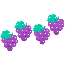 Silicone Heat-Insulated Placemat Set 4 Pcs Purple