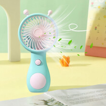 Mini USB Rechargeable Handheld Fan with Cute Snail Design, Strong Airflow for Travel/Office/Outdoor – Lightweight Personal Cooling Fan for Ladies &