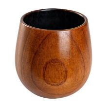 Wooden Tea Cup Water Coffee Mug Japanese Zen Style Teacup 2400Ml