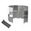 Aluminium Camping Windshield Foldable 24 x 8.5 cm 4