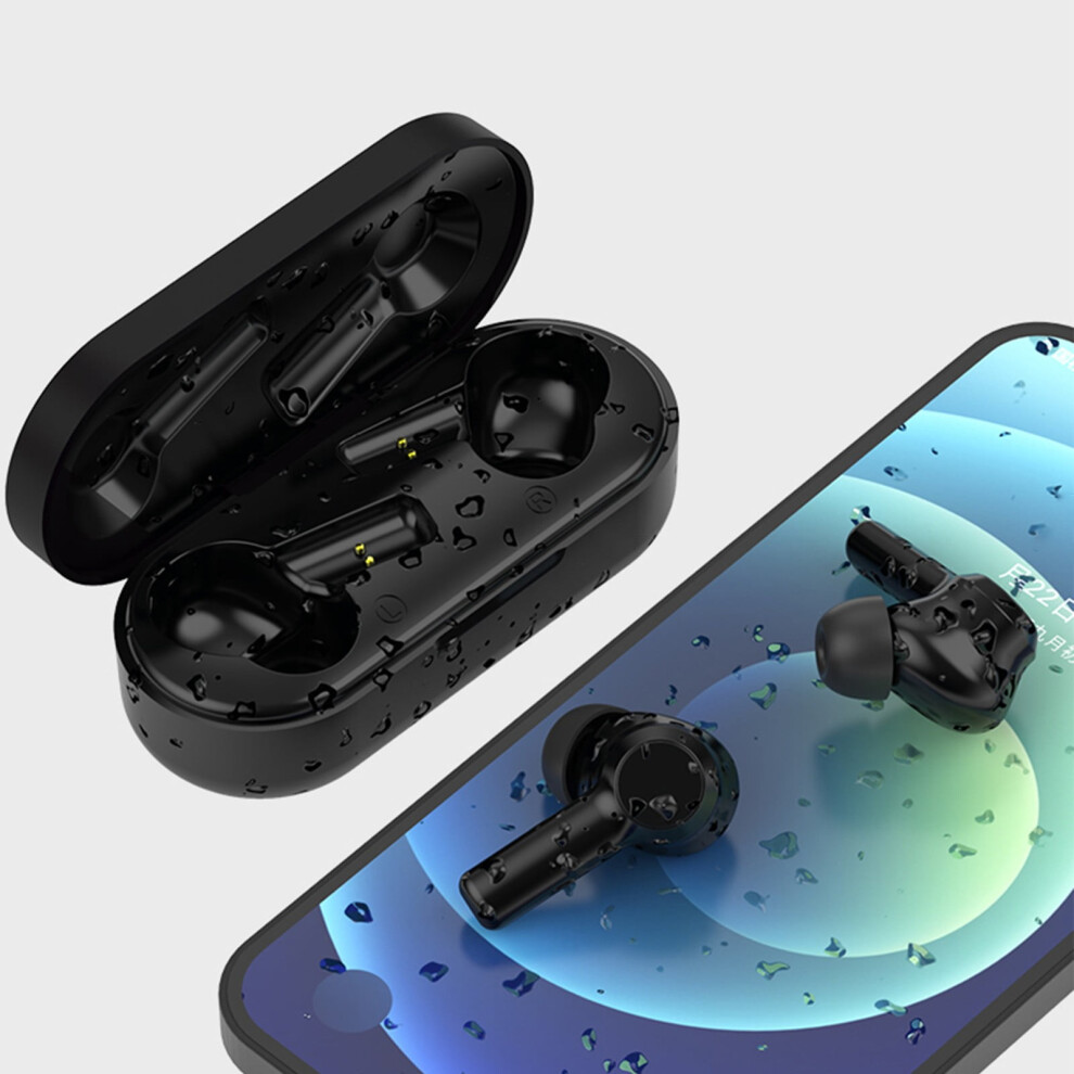 Headphones Bluetooth 5.0 Wireless Earbuds Deep Bass Sound Ipx6 Waterproof Earphones In-Ear Stereo Headphones Black 9426043873257