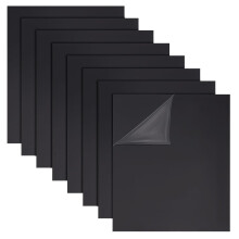 8x10in Black ABS Plastic Sheets, 0.5mm Thick, for Architectural Models & Sand Tables – Compatible with Model Building