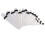 Acrylic Ear Tunnels Jewelry Stud White 36 Pieces 4