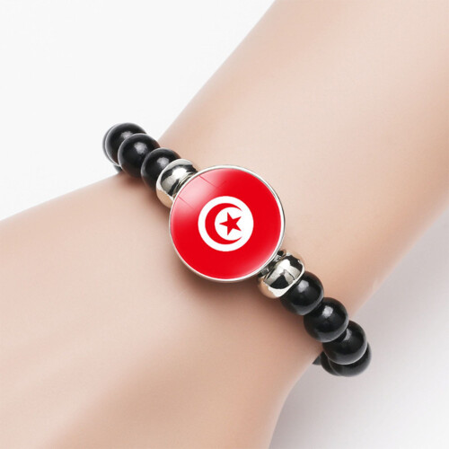 Acrecean Beaded Bracelet, Acrylic, Africa Countries 2