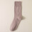 Rose Gold Compression Socks Cotton Blend Wide Calf One Size 2