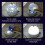 Projection Luminaire With Multi-Function Bedside Alarm Clock Lamp Star Projector Night Light 5