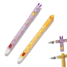 2-Pack Easter Special Edition-Erasable Pens Erasable Gel Ink Pens Cartoon Pens 0.7Mm Ink Writing Pens