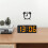 Digital Alarm Clock LED Large Digital Display Fashion Alarm Clock Fully Functional Desktop Bedside Study Kitchen Clock Black Frame, Orange 7