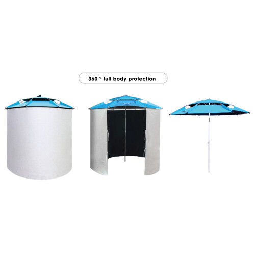 Portable Double-Layer Fishing & Beach Umbrella