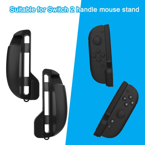 Black Switch 2 Charging Grip Stand, Compatible with Nintendo Switch 2 – Charge & play simultaneously with Joy-Con left/right controllers 2