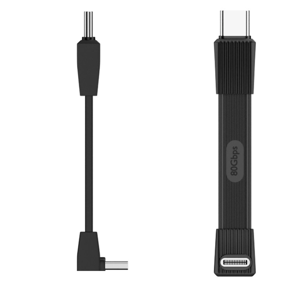 Flexible Type C 240W 80Gbps Charging Cord Space Saving Rollable Design Enhances Durability Multi Device Charging 9401284802730