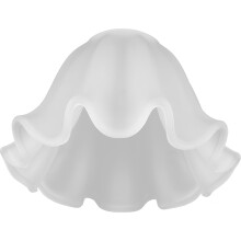 Abat-jour en verre de rechange pour lampe suspendue ou de table, blanc