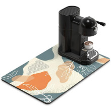 Tapis de bar Boho 19,5 x 12 pouces – Tapis de bar absorbant pour coin café, égouttoir à vaisselle et décoration, compatible avec les machines