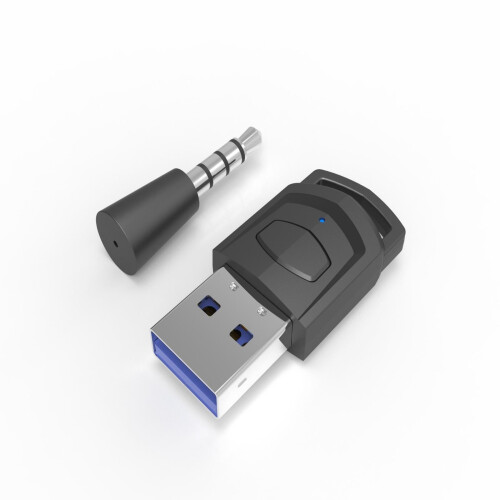Wireless Adapter for PC PS4 Controllers Bluetooth 5.0 Compact Portable 10m Range Auto Connect Plug and Play Low Latency 1
