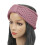 Dickes Strickstirnband für Damen, Lila, Einheitsgröße 1