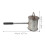 Black Steel BBQ Fire Extinguisher Pot with Handle 2