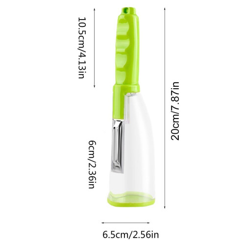 Storage-Type Peeler with Cylinder, compatible with Apple Peeler 2