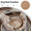 Khaki Wooden Pottery Bat Smooth Design 1 Pack 5