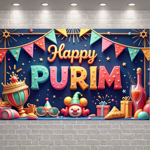 Πολυεστερικό πανό Purim 180x110cm