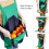 Waterproof PVC Gardening Apron – Adjustable, Quick-Drop Storage, Deep Pockets for Tools & Produce 5