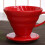 Manual Filter Coffee Maker Ceramic Coffeepot Red 1Pcs for Coffee Lovers 2
