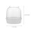 White Parrot Bathing Tub Hanging Design 2-Pack 2