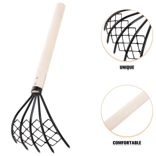 2 Pcs Clam Rake Oyster Shell Digging Tool Multipurpose 2
