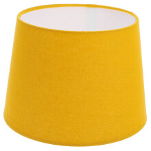 Abat-jour en lin, abat-jour de rechange pour lampe E27/E14, fixation rigide, couvercle de lampe en forme d'araignée (25 x 25 x 18 cm)