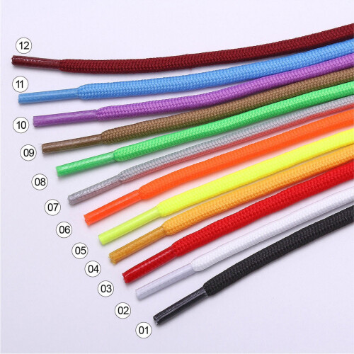 12 Pair White Shoe Laces Strings Practical Shoelaces 2