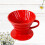 Manual Filter Coffee Maker Ceramic Coffeepot Red 1Pcs for Coffee Lovers 8
