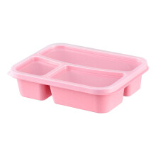 Boîte à lunch compatible micro-ondes avec 3 compartiments pour la préparation des repas - Idéale pour le travail et le contrôle du régime