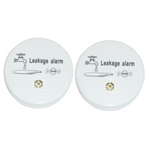 FRCOLOR2pcs Ανιχνευτής Υψηλής Διαρροής Δυνατής Διαρροής Νερού χωρίς Μπαταρία για 2