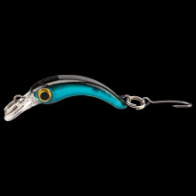 2PC Fishing Lures Jigs 1.5g Small Minnow Lure Micro Bait Mini Bow Single Hook Lure Fake Bait Rock Craw Micro Casting Type