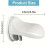 strong suction bathroom mat in plastic, easy install, removable shower accessory 5