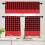 Buffalo Check Curtain Set Black Red Plaid 3 pcs 2