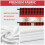Buffalo Check Curtain Set Black Red Plaid 3 pcs 3