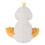 Pato de pelúcia de veludo cotelê branco para crianças, 23 cm (9,1 polegadas) 5