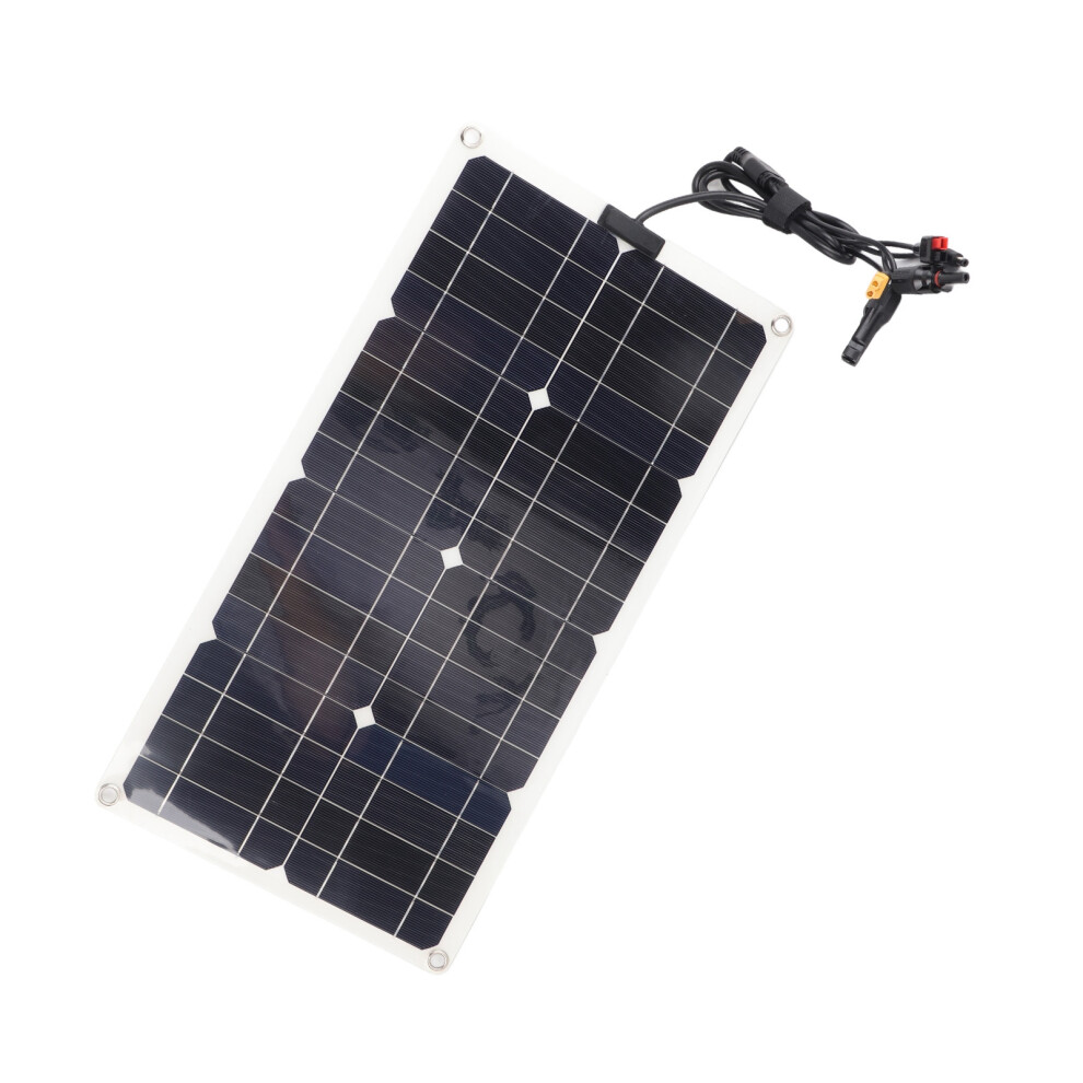 100W Waterproof Monocrystalline Solar Panel Charger With Xt60 & Dc Connectors 5081387635042
