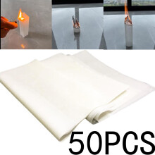 Flash Paper (50pcs, 9.847.87in) – Glitter Fire Paper, Ashless Flame Paper for Magic Tricks, Compatible with ANMUYUM
