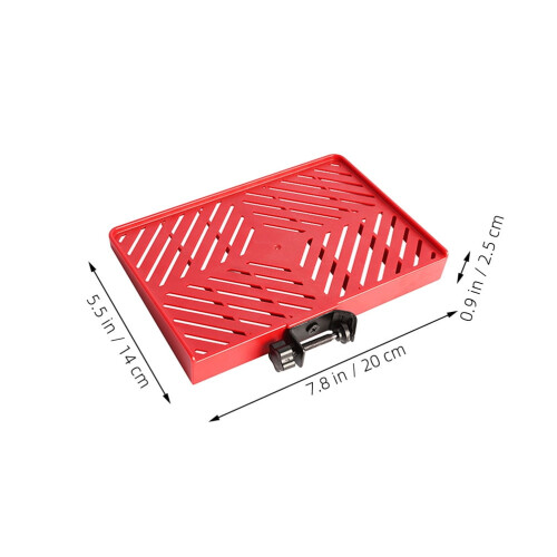 2 Pcs Live Broadcast Equipment Stand 20.00X14.00X2.50CM Red 1