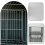 Waterproof 1Pcs Plastic Shelf Liner for Wire Shelving System in Silver 3