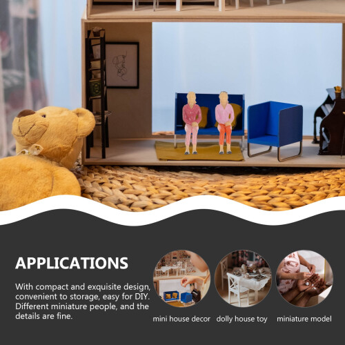 26 Pcs Doll House Decor Decorative People Models 1