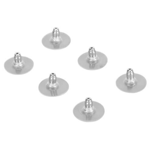925 Silver Earring Backs 3 Pairs Secure Locking for Sensitive Skin