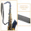 1Set Adjustable Grey Nylon Alto Saxophone Neck Strap for Music Practice 7