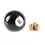 Λαβή αλλαγής ταχυτήτων Black8Ball Billiard Gear, στρογγυλή χειροκίνητη με 3 προσαρμογείς, 3