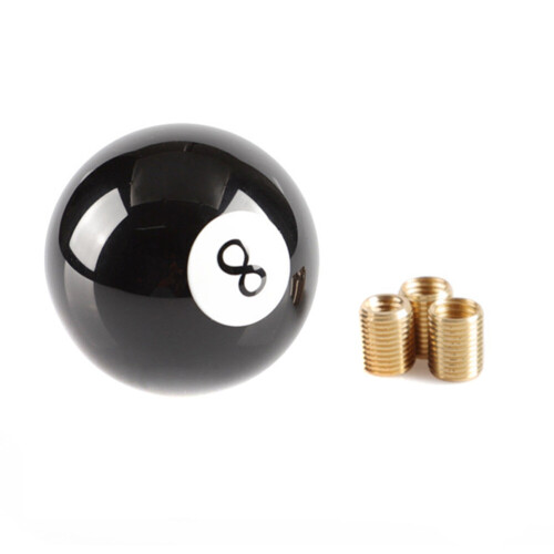 Λαβή αλλαγής ταχυτήτων Black8Ball Billiard Gear, στρογγυλή χειροκίνητη με 3 προσαρμογείς, 2