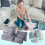 Packing Cubes Set Waterproof Reusable 6-Piece 3